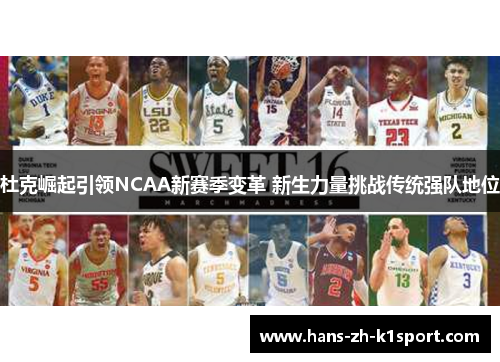 杜克崛起引领NCAA新赛季变革 新生力量挑战传统强队地位